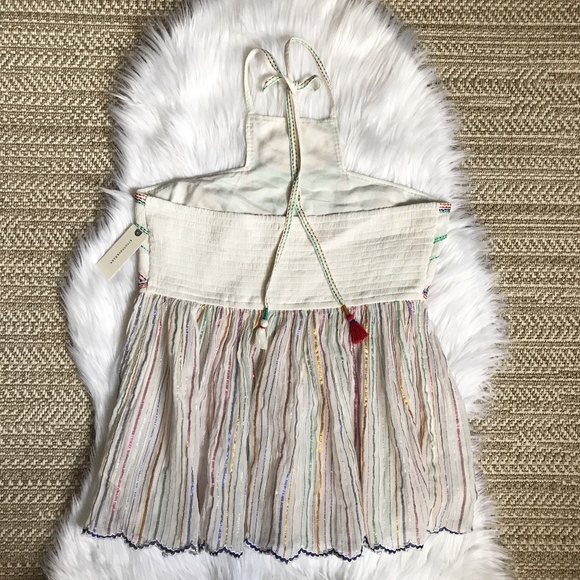 Anthropologie Floreat Itzel Embroidered Halter Top - Picture 6 of 7